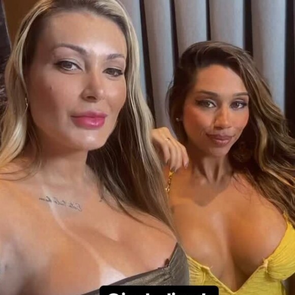 Em novo pornô, Andressa Urach contracenou com Isabela Lima