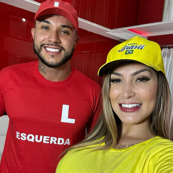 Andressa Urach viralizou ao retratar a guerra polêmica entre esquerda e direita em um novo vídeo pornô