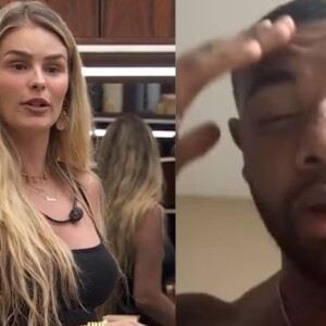 Yasmin Brunet desconfiou de estado de saúde de Davi no 'BBB 24'; meses depois, baiano é 'desmascarado' por internautas ao usar foto de termômetro fake nos stories