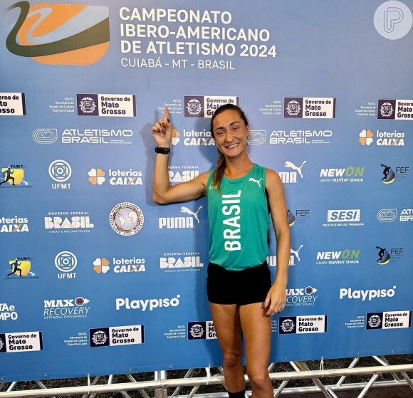 Luisa Giampaoli chegou a representar o Brasil no Campeonato Ibero-Americano de Atletismo em maio deste ano 