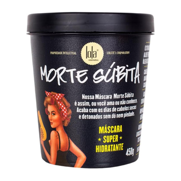 Morte Súbita - Máscara Super Hidratante 450g, Lola Cosmetics