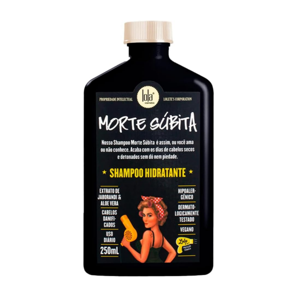 Shampoo Hidratante Morte Subita 250ml, Lola Cosmetics