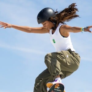 Rayssa Leal competiu na modalidade skate street nas Olimpíadas de Paris 2024