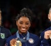 Simone Biles foi ouro no individual geral da Ginástica Artística em Paris