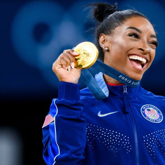 Simone Biles conquistou três medalhas de ouro nas Olimpíadas de Paris 2024