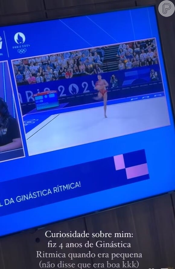 'Fiz 4 anos de ginástica rítmica quando era pequena': contou Bruna Biancardi