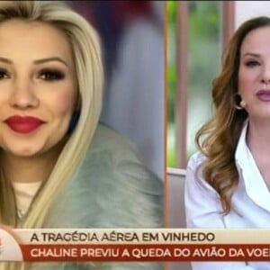 Felipeh Campos se revoltou com Regina Volpato por entrevistar vidente Chaline Grazik, que alegou prever a morte de um 'grande comunicador': 'Isso se chama desespero gente'