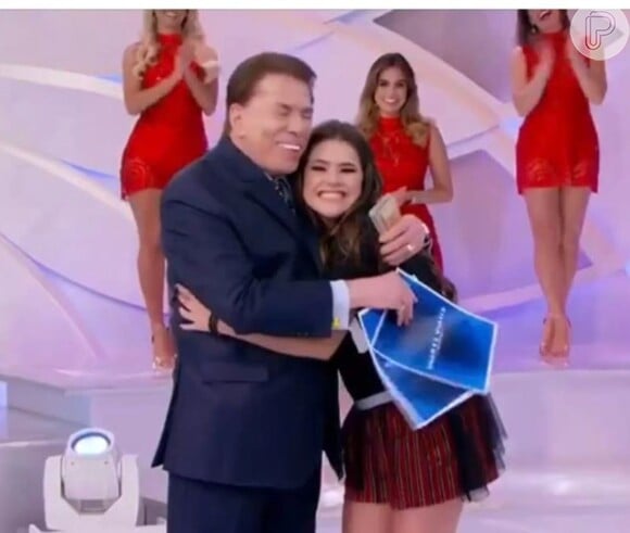 Silvio Santos recebeu Maisa Silva várias vezes no seu tradicional programa de domingo: 'Deu asas para o meu sonho, que era apresentar um programa de TV'