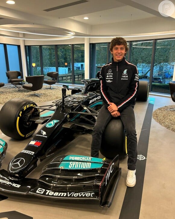 Kimi Antonelli, 18 anos, vai usar o carro número 12 em sua estreia na F1, nos treinos do GP de Monza em agosto de 2024