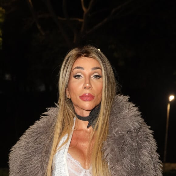 Maya Massafera prestigia after de Anitta após show do intervalo no jogo na NFL, em São Paulo, na madrugada deste sábado, 7 de setembro de 2024