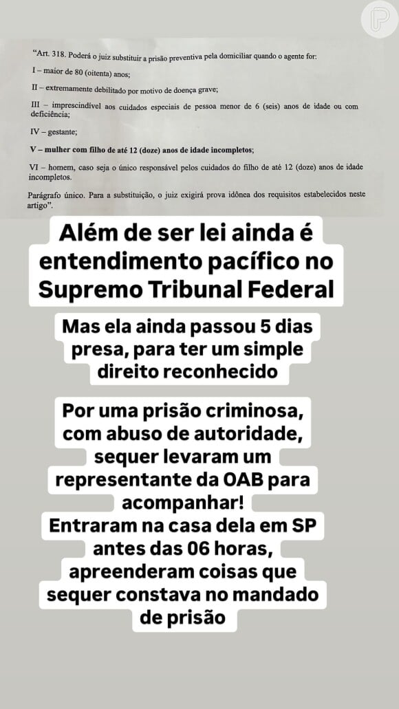 Prisão de Deolane Bezerra foi considerada 'criminosa' por Dayanne Bezerra, sua irmã