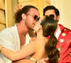 Larissa Manoela e André Luiz Frambach deram beijão em 'casamento' no Rock in Rio