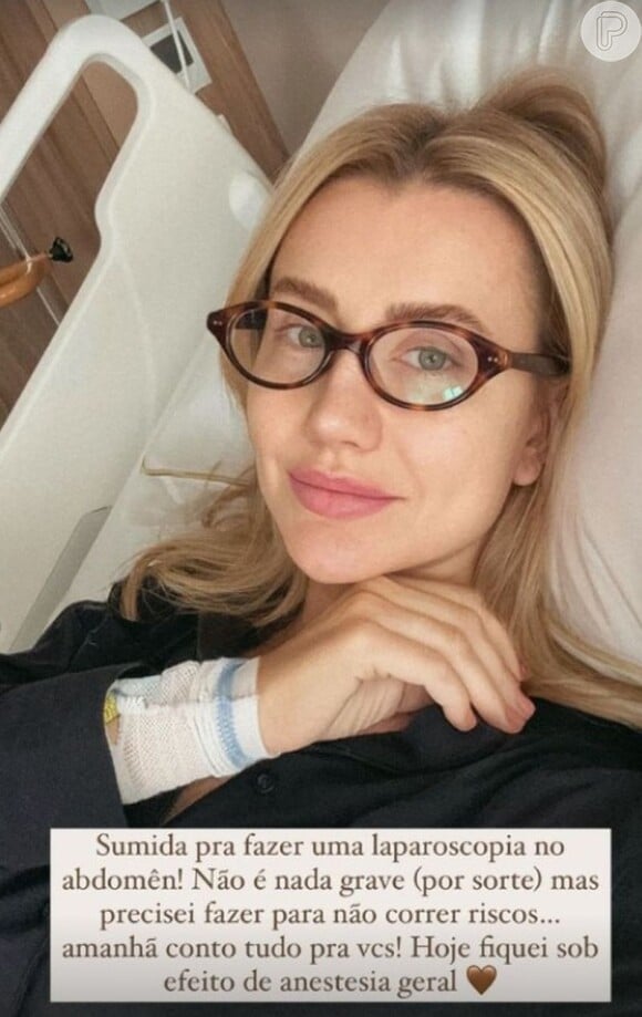 Ana Paula Siebert precisou passar pela cirurgia após o DIU que usava perfurar o útero