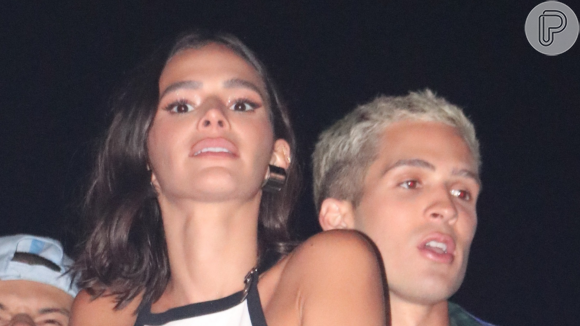 Bruna Marquezine teria discutido com João Guilherme no cantinho do Rock in Rio