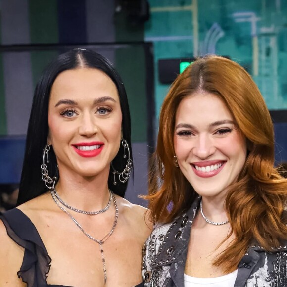 Katy Perry participou do 'Estrela da Casa' na tarde desta quarta-feira (18)