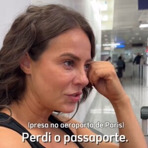 Paolla Oliveira contou ter perdido o passaporte após embarcar no Brasil