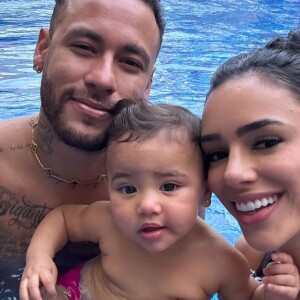 Neymar e Bruna Biancardi, pais de Mavie, se reconciliaram em julho de 2024