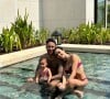 Neymar, Bruna Biancardi, e a filha deles, Mavie, tiveram final de semana em Dubai