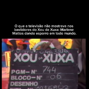 Marlene Mattos chega a ensaiar discussão com Xuxa no bastidor de gravação do 'Xou da Xuxa' nos anos 1980: 'Tem que animar as crianças, Xuxa'