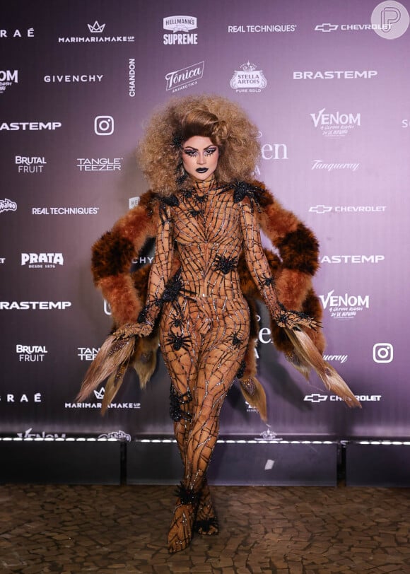 Mileide Mihaile no Baile de Halloween da Sephora no Hotel Unique, em São Paulo, no dia 11 de outubro de 2024