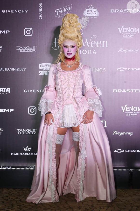 Franciny Ehlke no Baile de Halloween da Sephora no Hotel Unique, em São Paulo, no dia 11 de outubro de 2024