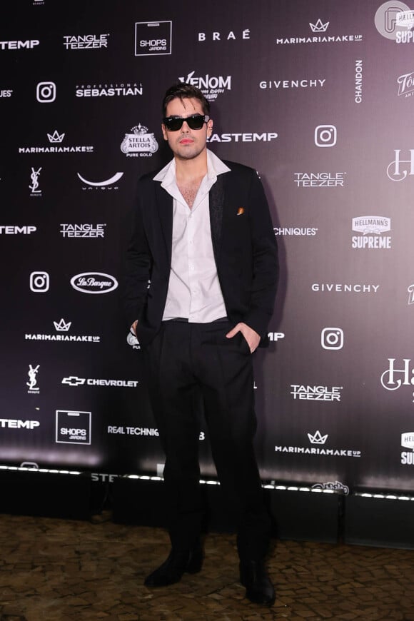 João Guilherme Silva no Baile de Halloween da Sephora no Hotel Unique, em São Paulo, no dia 11 de outubro de 2024