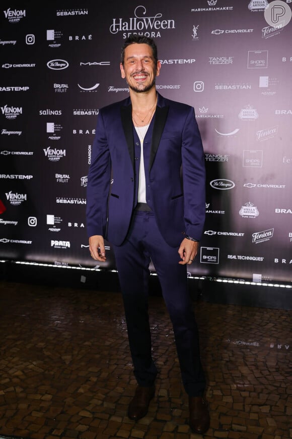 João Vicente de Castro no Baile de Halloween da Sephora no Hotel Unique, em São Paulo, no dia 11 de outubro de 2024