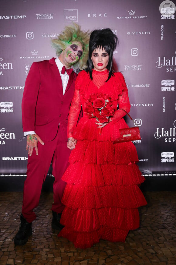 Famosos prestigiam o Baile de Halloween da Sephora no Hotel Unique, em São Paulo, no dia 11 de outubro de 2024