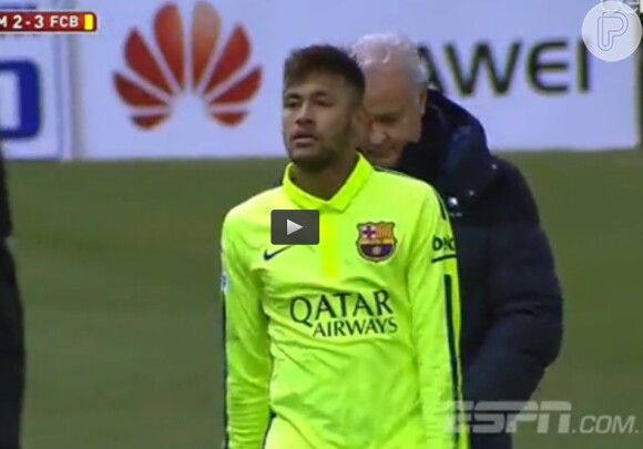 Neymar é provocado em jogo do Barcelona por derrota do Brasil na Copa: '7 a 1'