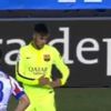 Neymar se preparava para bater uma falta quando foi provocado por Juanfran