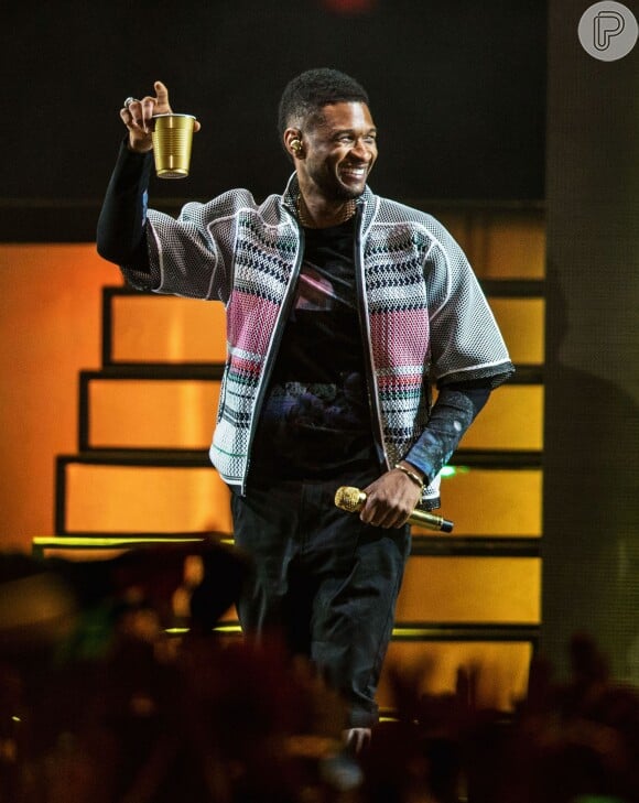 Usher foi uma das atrações do 'Super Bowl' de 2024.