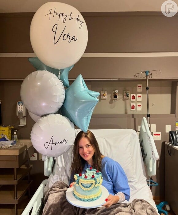 Vera Viel comemorou seu aniversário de 49 anos no hospital