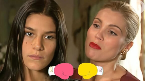 Na novela 'Alma Gêmea', Serena e Cristina vão brigar feio.