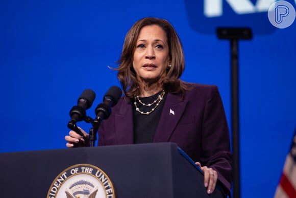 Kamala Harris, candidata à presidência dos Estados Unidos, se tornou alvo de um rumor polêmico