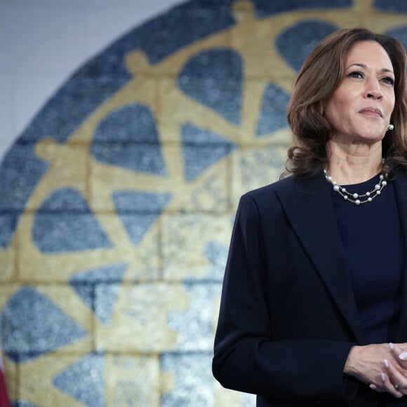 Kamala Harris: além de espalharem a imagem, internautas ainda disseminam que a vice-presidente dos Estados Unidos teria desembolsado milhões para que a foto sumisse