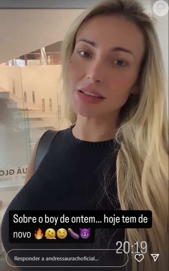 Andressa Urach contou que vai sair de novo com Ale Stronda