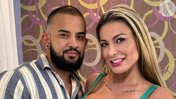 Após deixar hospital, Andressa Urach anuncia primeiro pornô com homem trans: 'Amei'