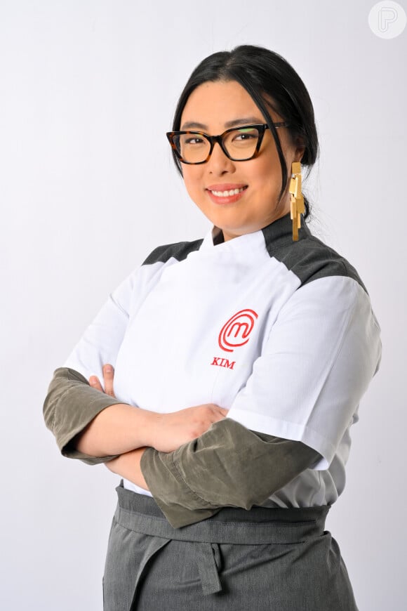 'MasterChef Confeitaria': Kim, de 34 anos, empresária e confeiteira, foi a primeira eliminada da edição