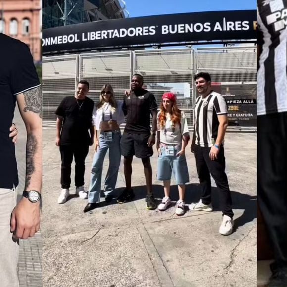 Atlético-MG x Botafogo: famosos viajam a Buenos Aires para assistirem a final da Copa Libertadores da América 2024