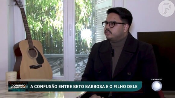 Filho de Beto Barbosa disse que o pai não sabe a hora de parar na bebida: 'Sempre teve problemas'