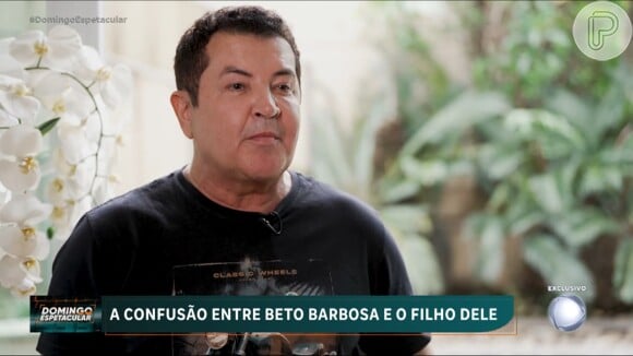 Beto Barbosa afirmou ter sido abandonado pelo filho, Felipe, quando lhe revelou diagnóstico de grave câncer em 2019