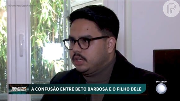 Filho de Beto Barbosa alegou que o pai disse para ele viajar à França e que qualquer problema de saúde o faria ligar para ele