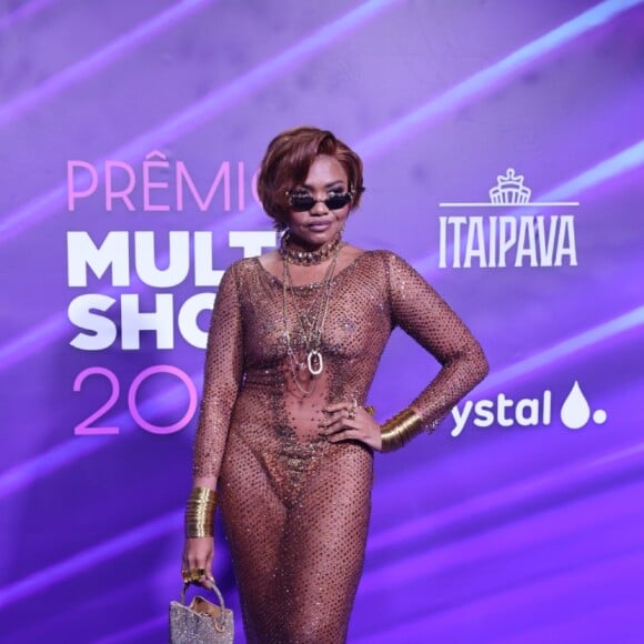 Gaby Amarantos foi um dos destaques do Prêmio Multishow 2024 e viralizou com seu look ousado e transparente