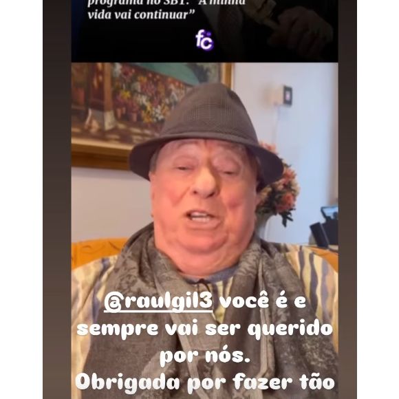 Após SBT dispensar Raul Gil, filha de Silvio Santos fez um agradecimento ao apresentador: 'Você é e sempre vai ser querido por nós. Obrigada por fazer tão parte da nossa história'