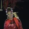 Gaby Amarantos posa no trio de Daniela Mercury durante do Carnaval de Salvador, em março de 2013