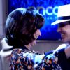 Fátima Bernardes dança bolero com professor no programa 'Encontro': 'Um honra'