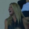 Fiorella Mattheis vibra com gol de Alexandre Pato