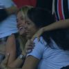 Fiorella Mattheis comemora gol de Alexandre Pato na partida