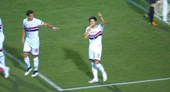 Alexandre Pato marcou três gols na partida do Campeonato Paulista