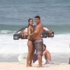 Ronaldo e Paula Morais curtem praia juntos, no Rio de Janeiro